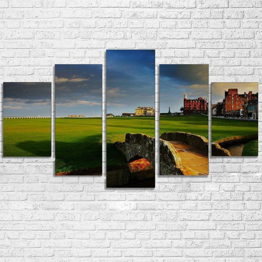 Old Course At St Andrews- Nature Canvas Wall Art