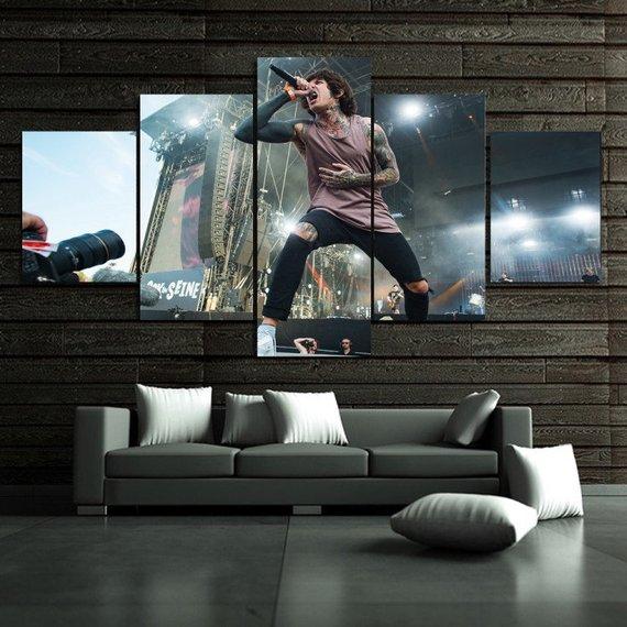 Oliver Sykes – Famous Person Canvas Wall Art