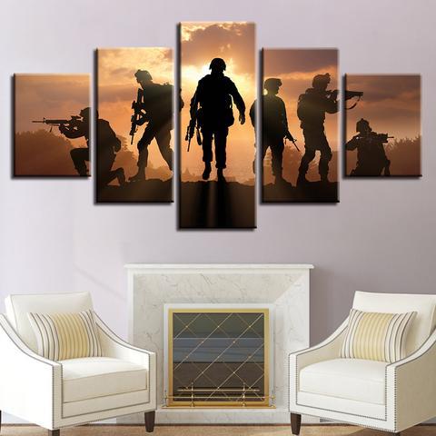 On A Mission – Army Canvas Wall Art