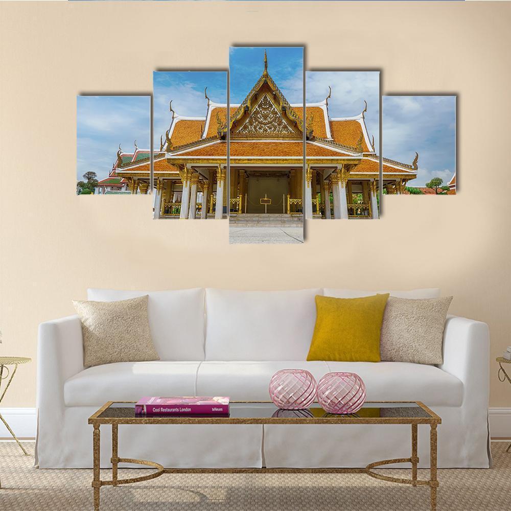 One Landmark Of Mahajetsadabodin Royal Pavilion – Religion Canvas Wall Art