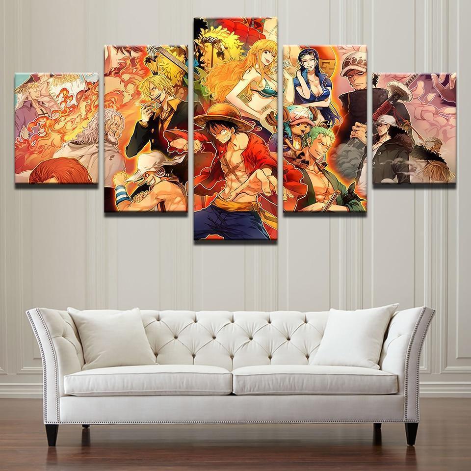 One Piece Characters 01 – Anime Canvas Wall Art