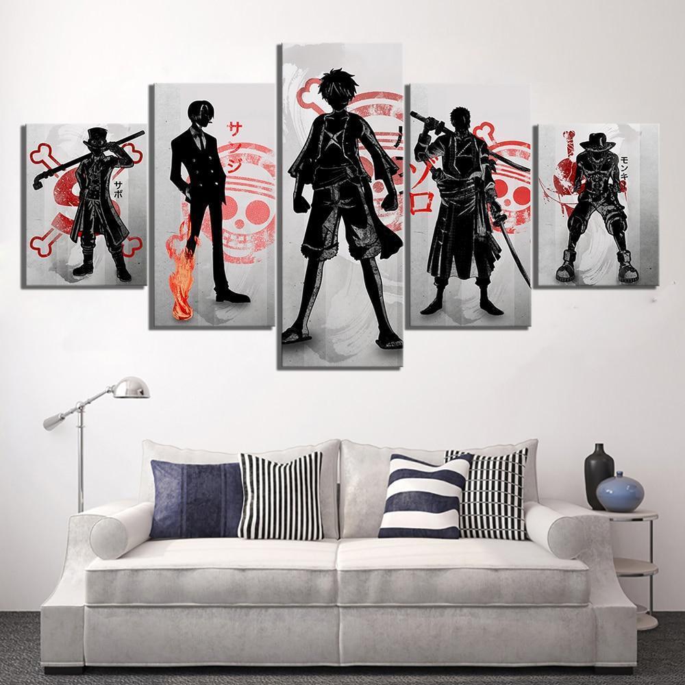 One Piece Monkey D. Luffy Poster Anime – Canvas Wall Art