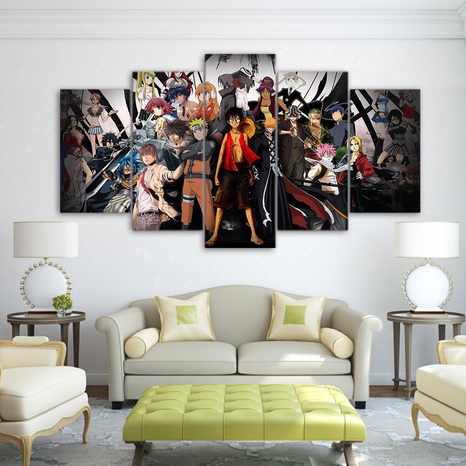 One Piece Naruto Character Anime – Canvas Wall Art