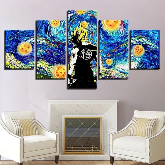 One Piece Starry Night Vincent Van Gogh – Movie Canvas Wall Art