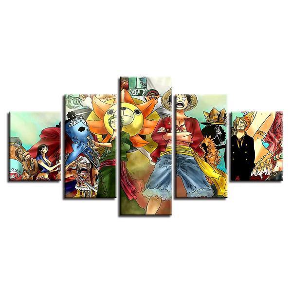 One Piece Straw Hat Crew – Anime Canvas Wall Art