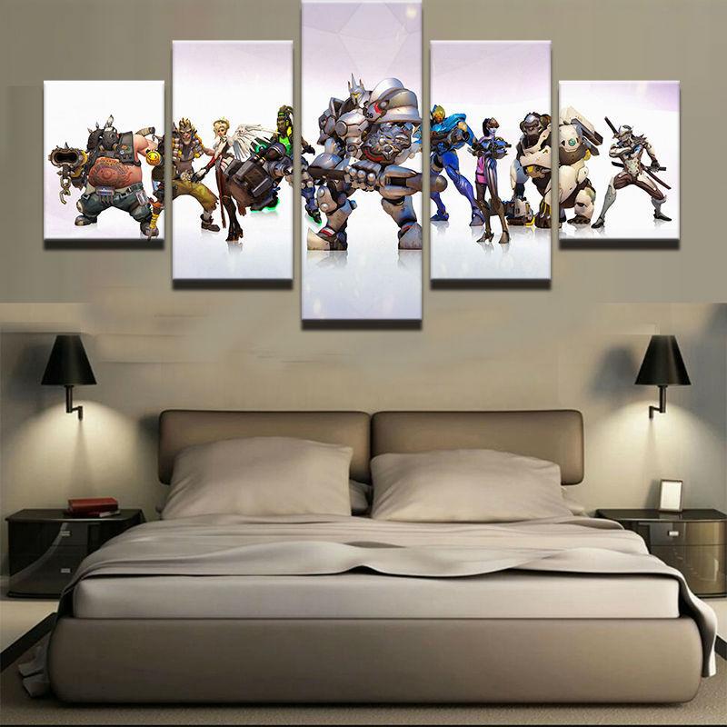 Overwatch Heroes Game – Gaming Canvas Wall Art
