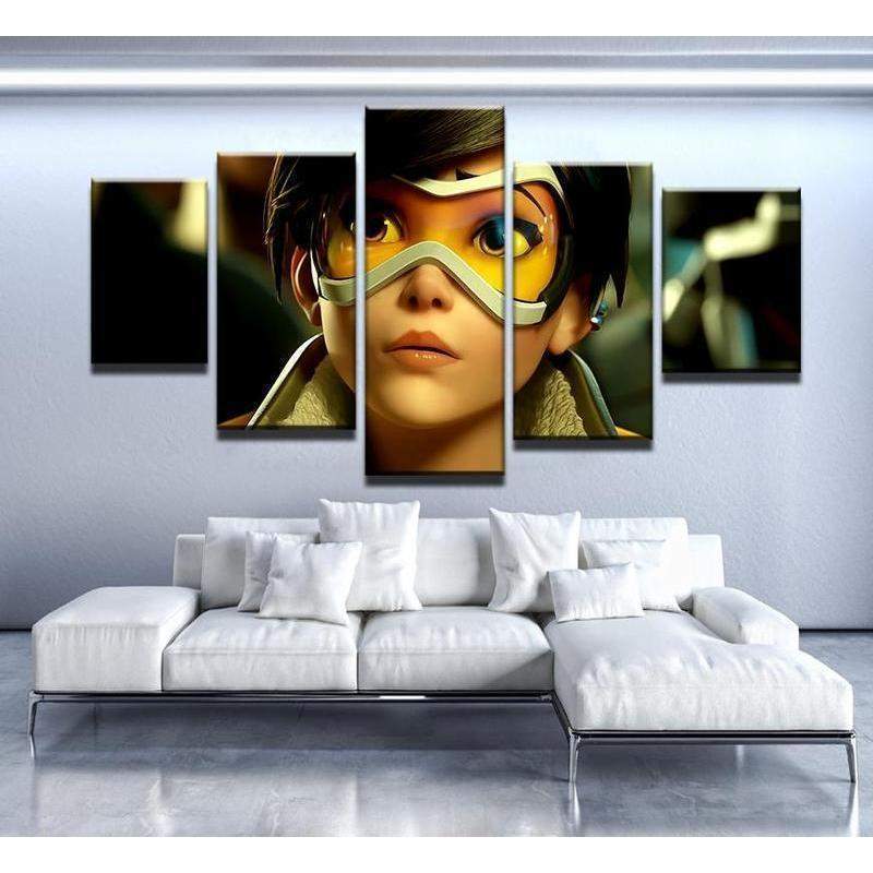 Overwatch Tracer – Gaming Canvas Wall Art