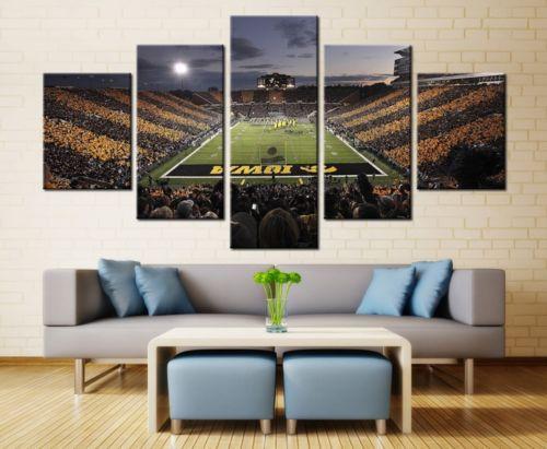 Owa Hawkeyes Stadium Football – Sport Canvas Wall Art
