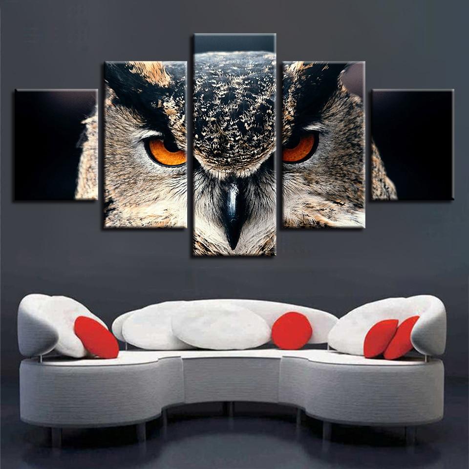 Owl 02 – Animal Canvas Wall Art
