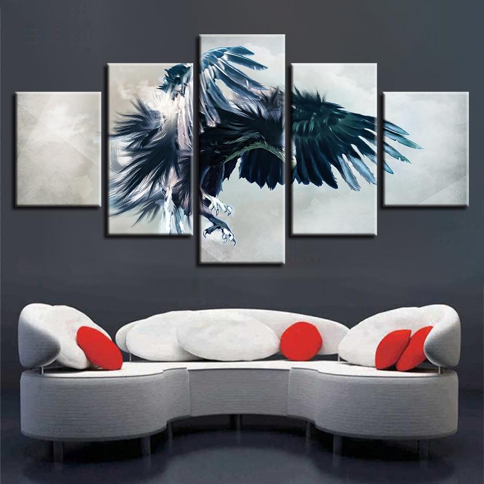 Owl Spread Wings Fly – Animal Canvas Wall Art