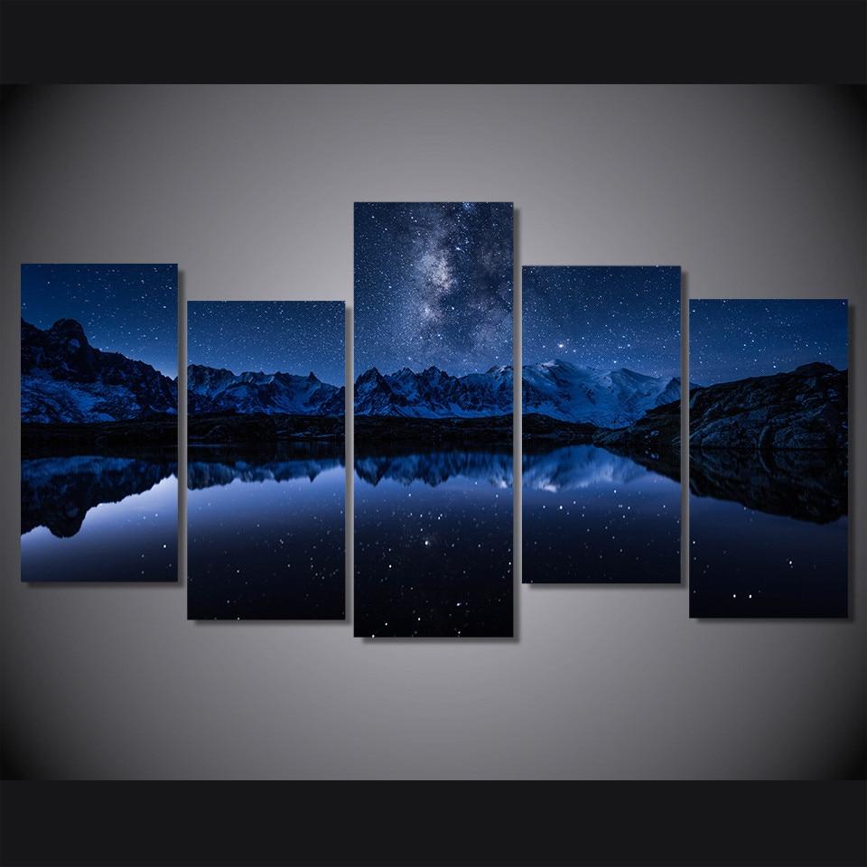Ozero Gory Mlechnyy Put – Nature Canvas Wall Art