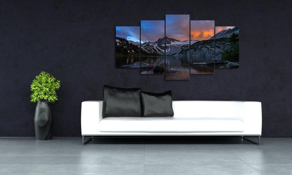 Ozero Gory Peyzazh – Nature Canvas Wall Art