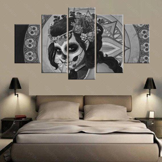 Paisley Girl – Abstract Canvas Wall Art