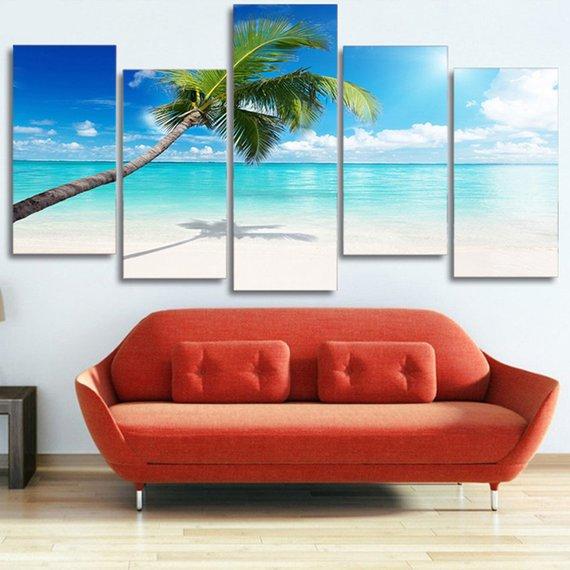 Palm Beach – Space Canvas Wall Art