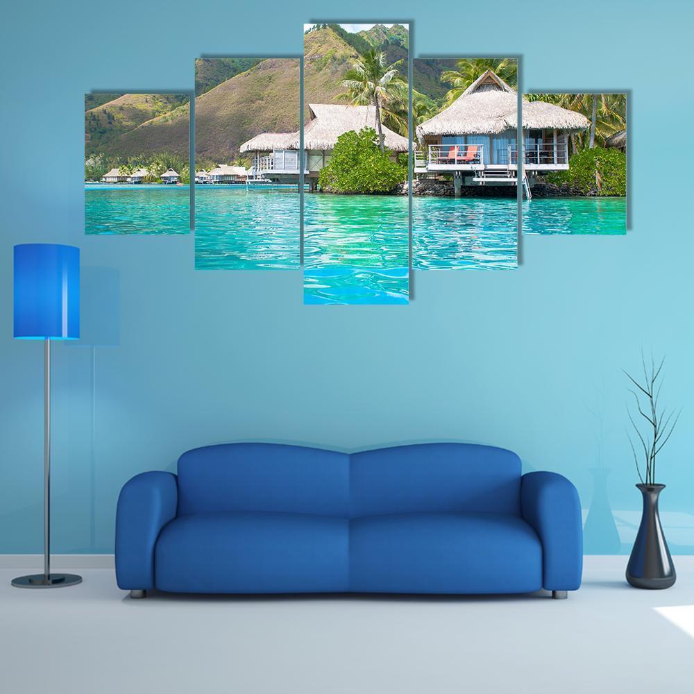 Paradise Bungalows – Nature Canvas Wall Art
