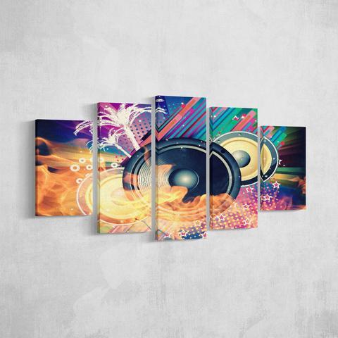 Paradise Sounds – Music Canvas Wall Art