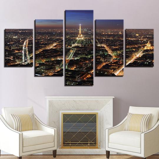 Paris At Night – Nature Canvas Wall Art