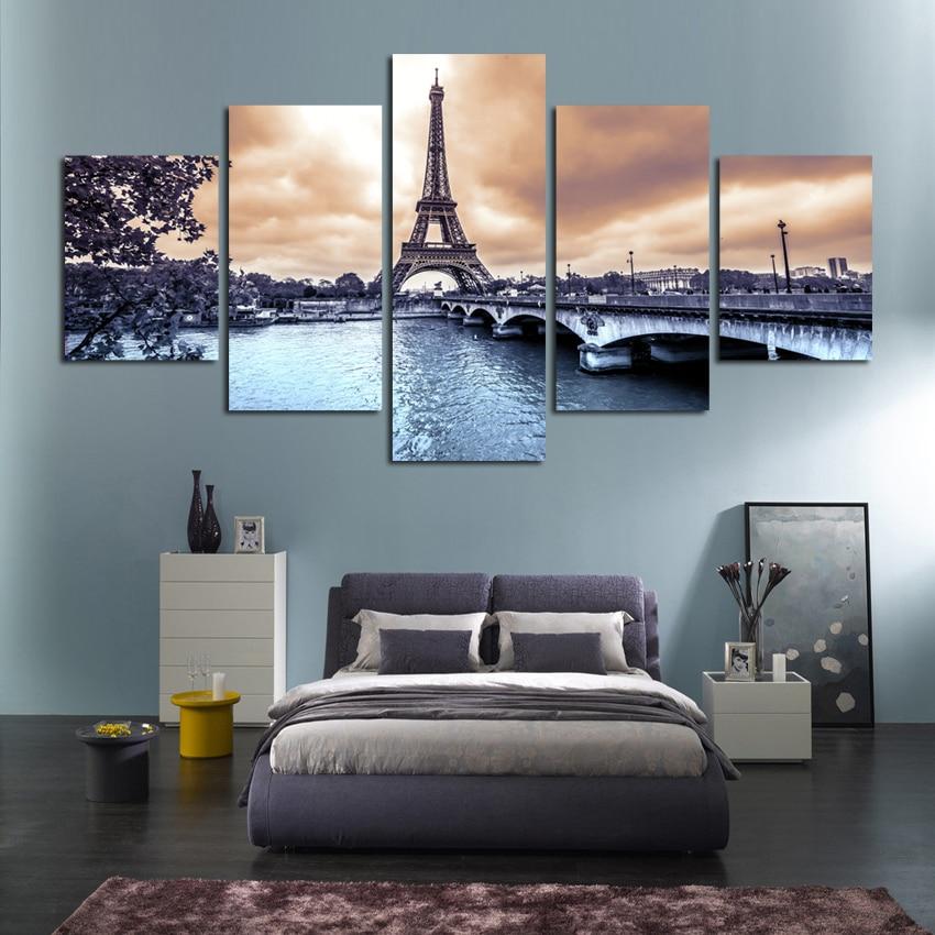Paris Night City Scenery – Nature Canvas Wall Art