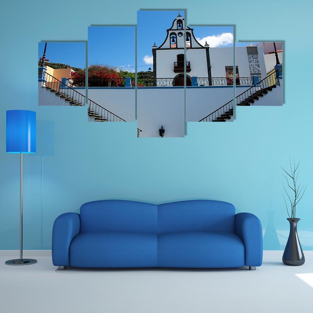 Parish Church Of San Miguel – Religion Canvas Wall Art