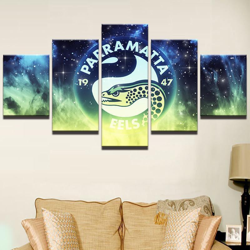 Parramatta Eels Nrl Football – Canvas Wall Art