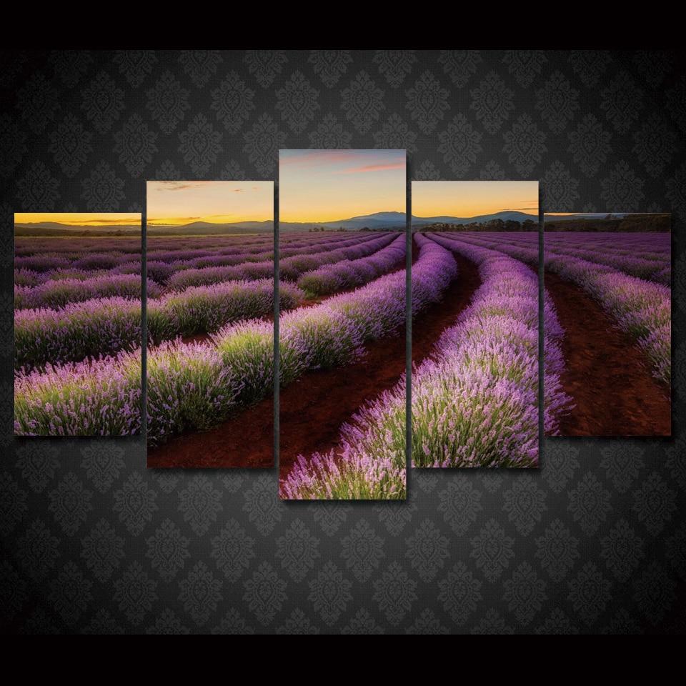 Pastoral Lavender – Nature Canvas Wall Art