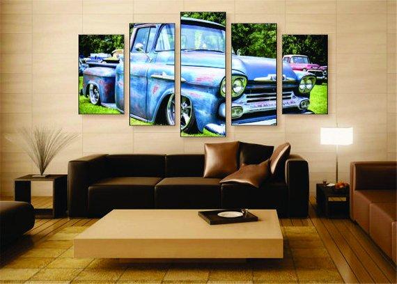 Patina Pickup – Automative Canvas Wall Art