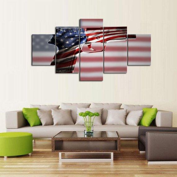 Patriots Armed – Army Canvas Wall Art