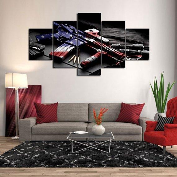 Patriots Prepare – Army Canvas Wall Art