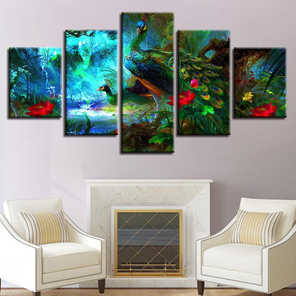 Peacock 1 – Animal Canvas Wall Art