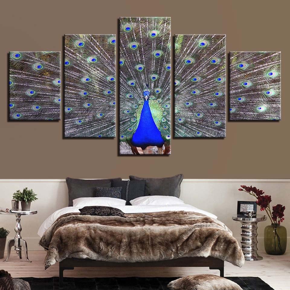 Peacock 16 – Animal Canvas Wall Art