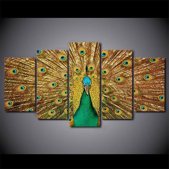Peacock 3 – Animal Canvas Wall Art