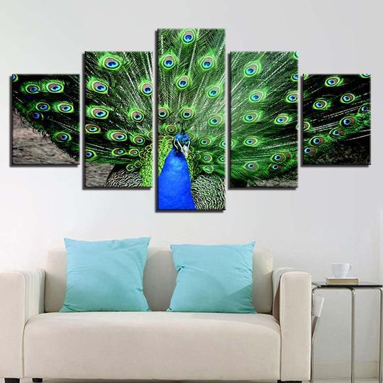 Peacock 4 – Animal Canvas Wall Art
