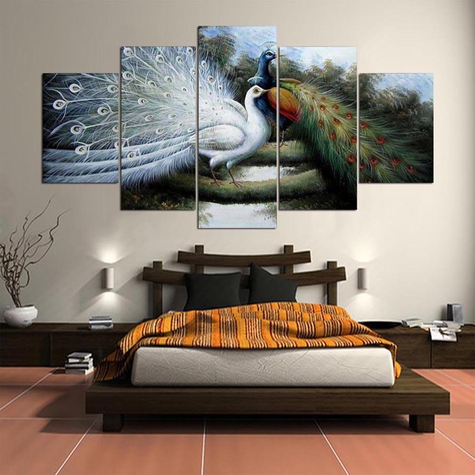 Peacock 8 – Animal Canvas Wall Art
