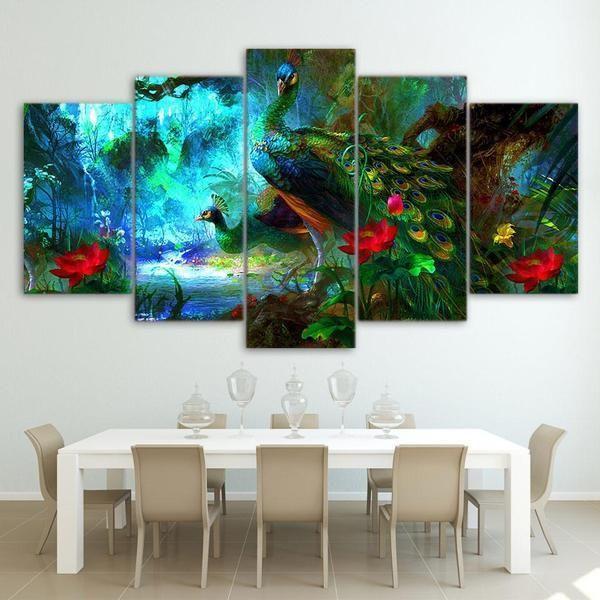 Peacock – Animal Canvas Wall Art