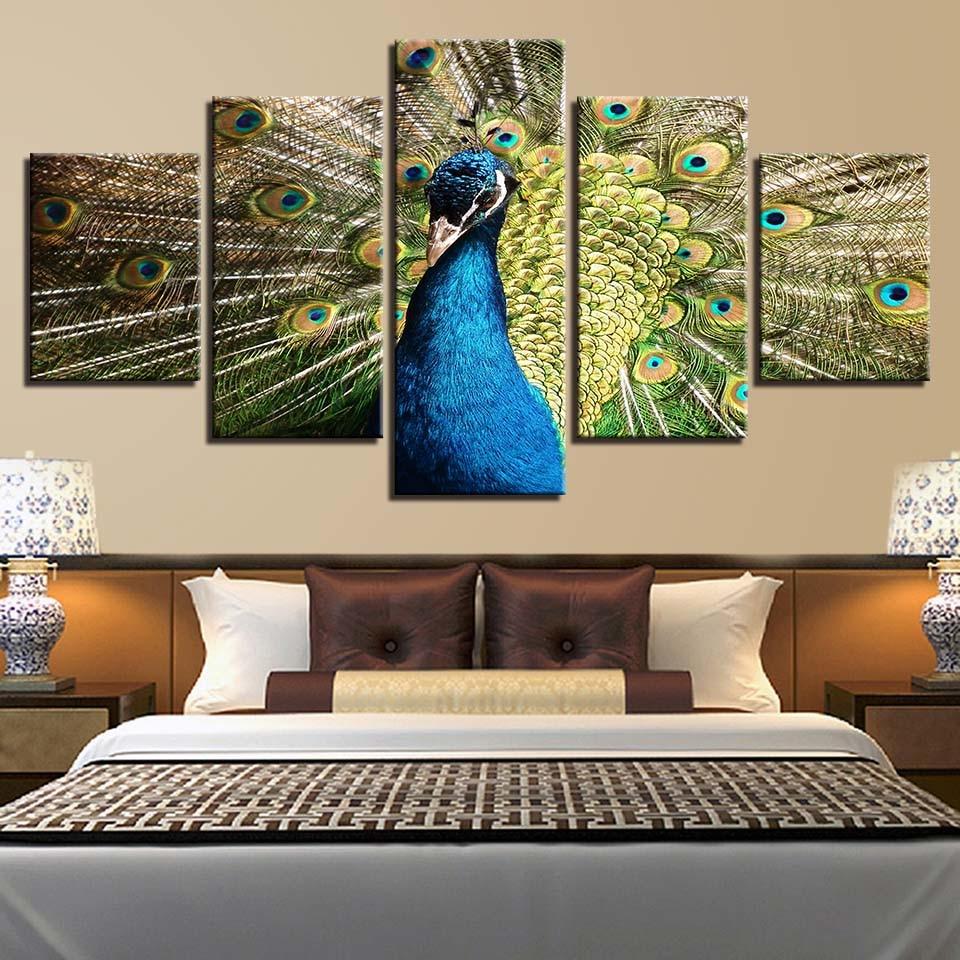 Peacock Beautiful – Animal Canvas Wall Art