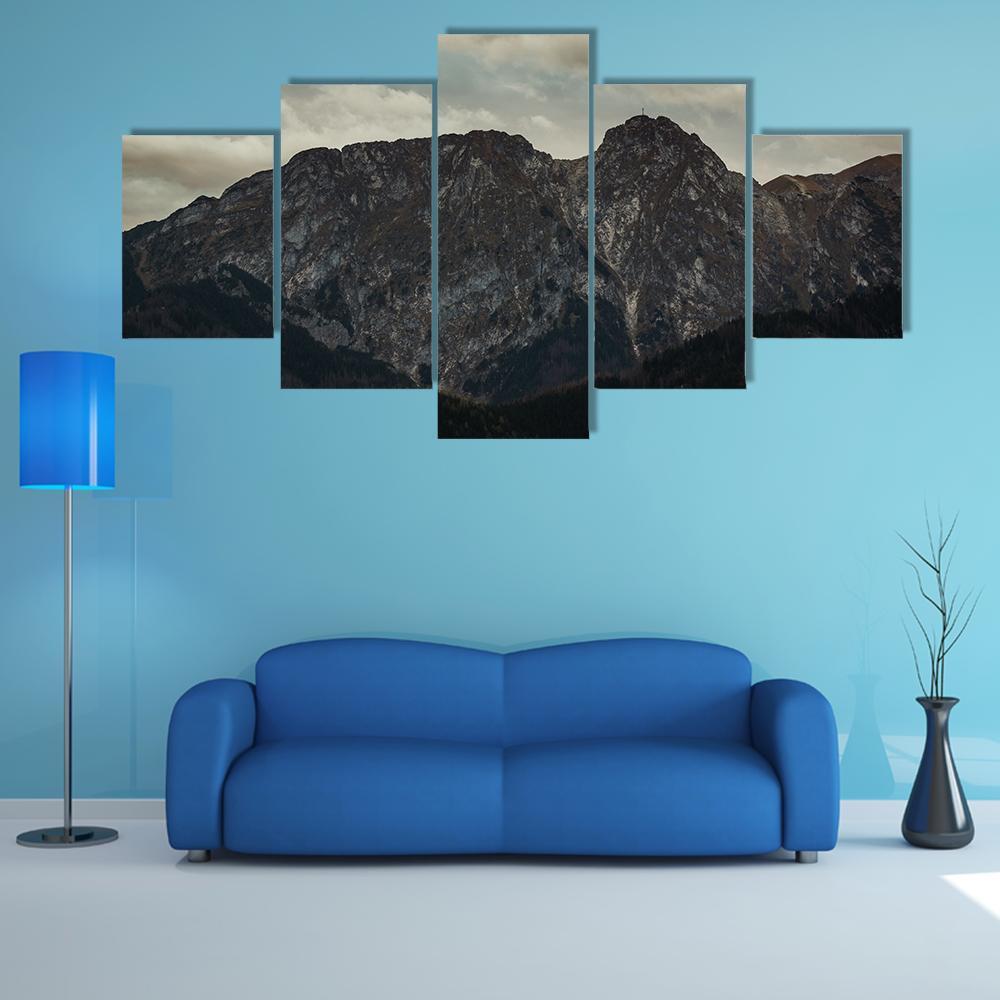Peak Giewont In Tatra Mountains – Nature Canvas Wall Art
