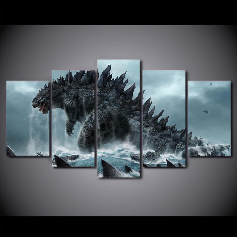 Pelcula De Godzilla Movie – Canvas Wall Art