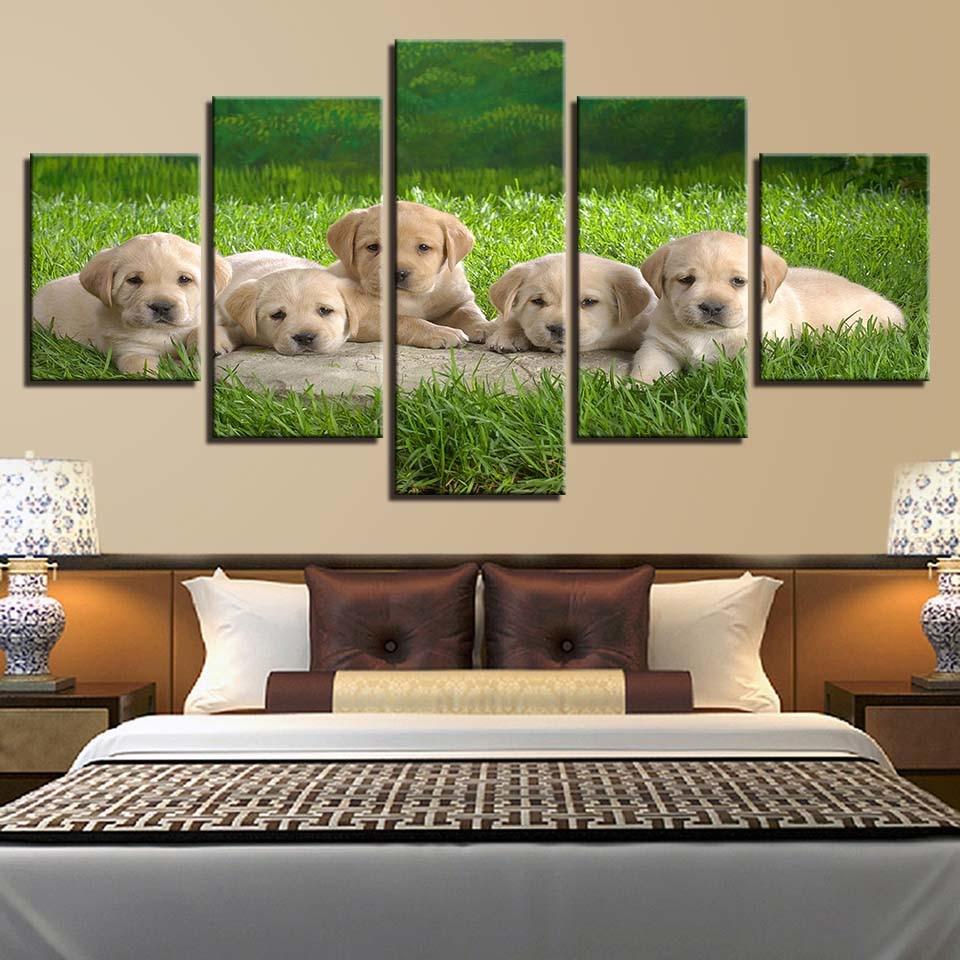 Pet Dog Group – Animal Canvas Wall Art