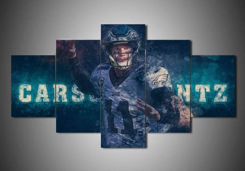 Philadelphia Eagles – Carson Wentz – Sport Canvas Wall Art