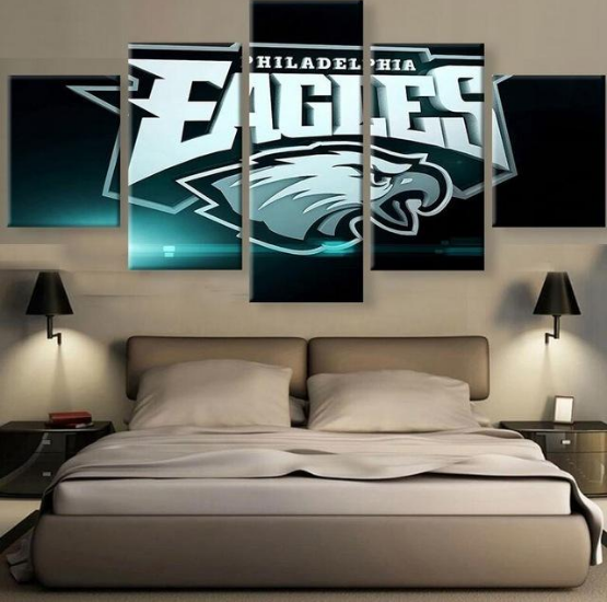 Philadelphia Eagles Fan Poster – Sport Canvas Wall Art