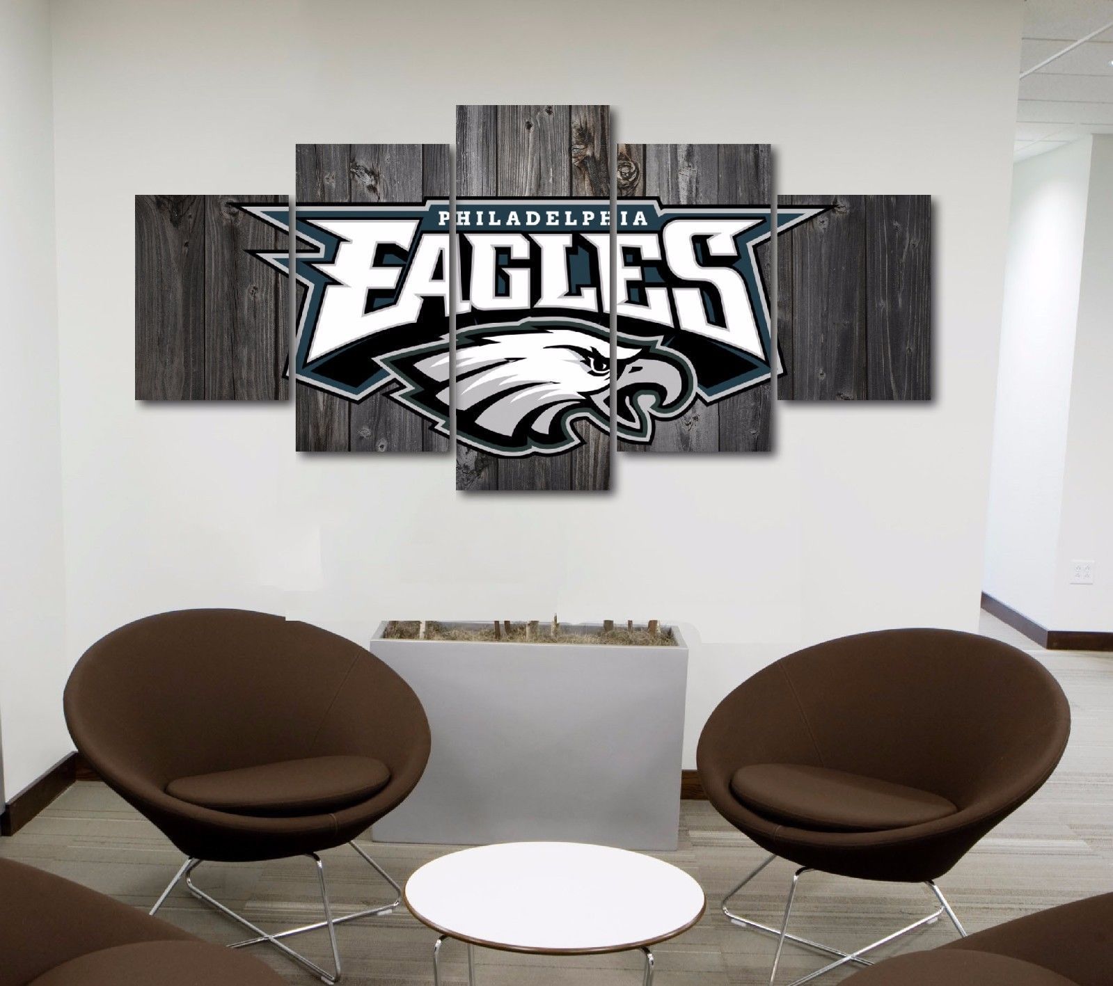 Philadelphia Eagles Football Barn Wood – Sport Canvas Wall Art