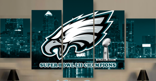 Philadelphia Eagles Super Bowl Sport Canvas Wall Art