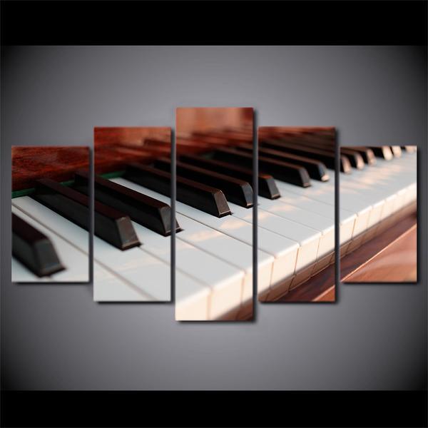 Piano Keys Music – Abstract Canvas Wall Art