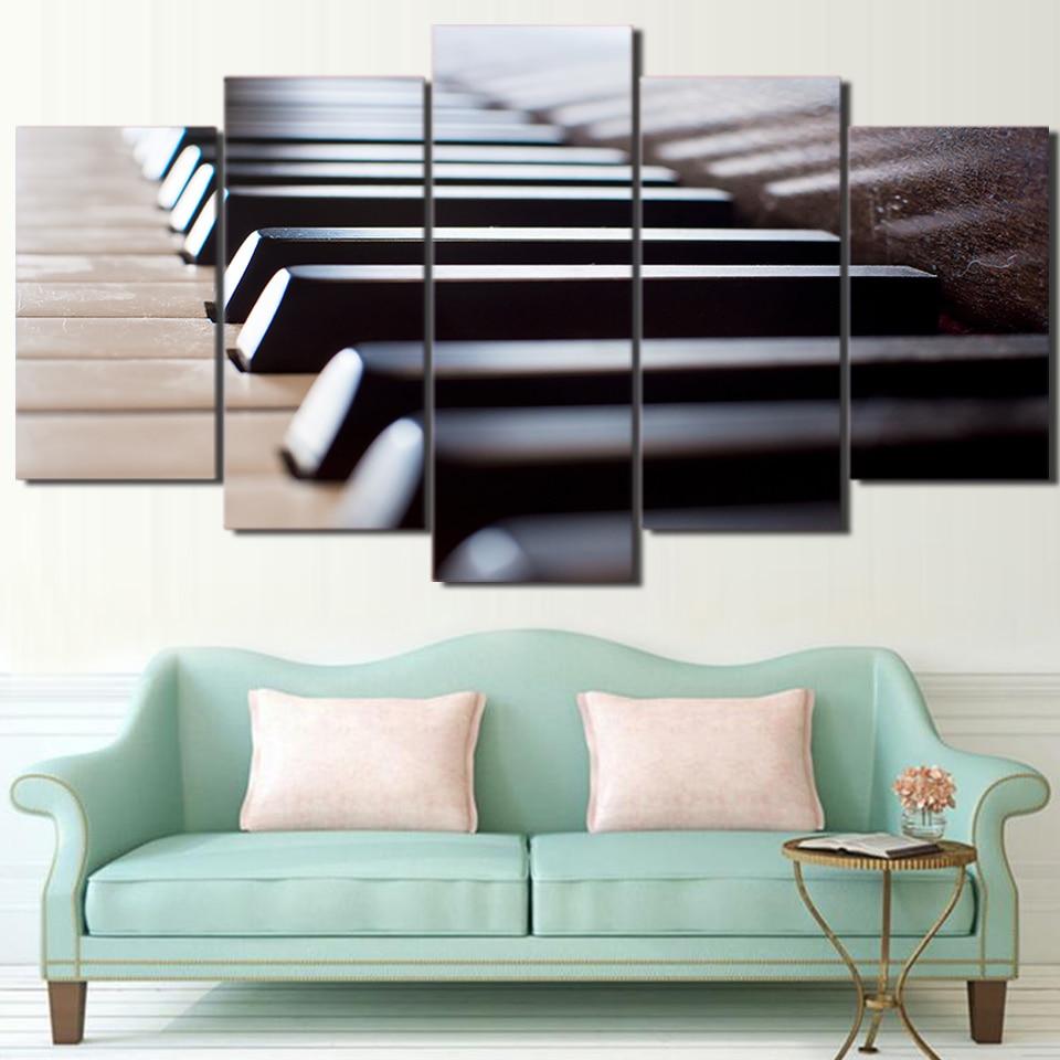 Piano Keys Music Instrument – Music Canvas Wall Art