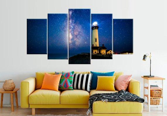 Pigeon Point Lighthouse Usa – Nature Canvas Wall Art