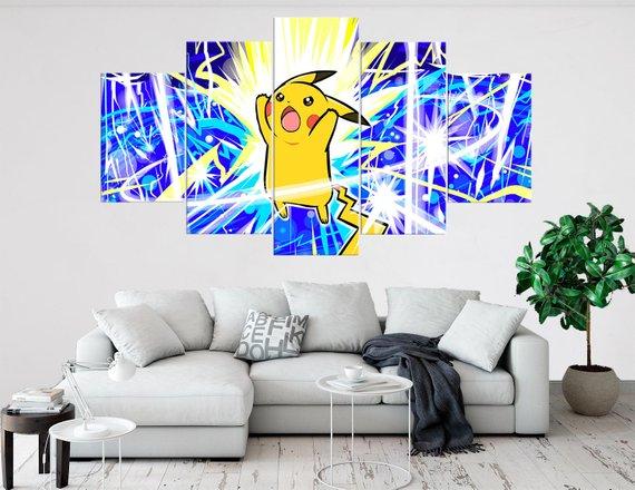 Pikachu Pokemon 1 – Anime Canvas Wall Art