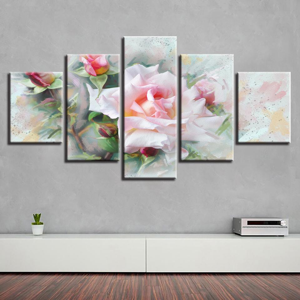 Pink Flower 03 – Nature Canvas Wall Art
