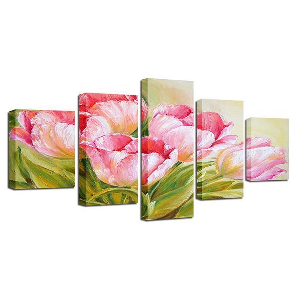 Pink Flowers 01 – Nature Canvas Wall Art