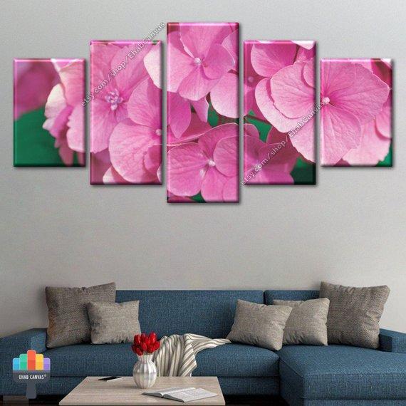 Pink Flowers Beautiful Roses – Nature Canvas Wall Art