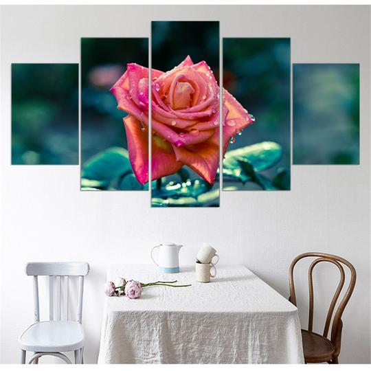 Pink Rose – Nature Canvas Wall Art